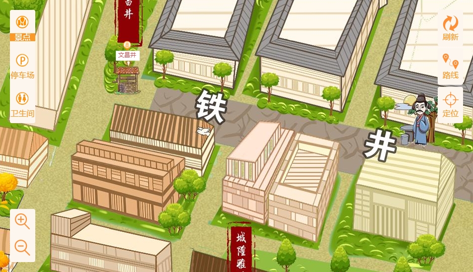 京山智慧景区：手绘地图与语音导览的完美融合