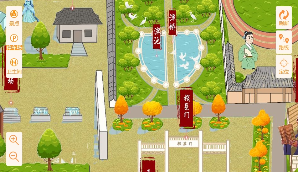 京山手绘地图景区语音讲解导览系统：智慧景区建设的基石