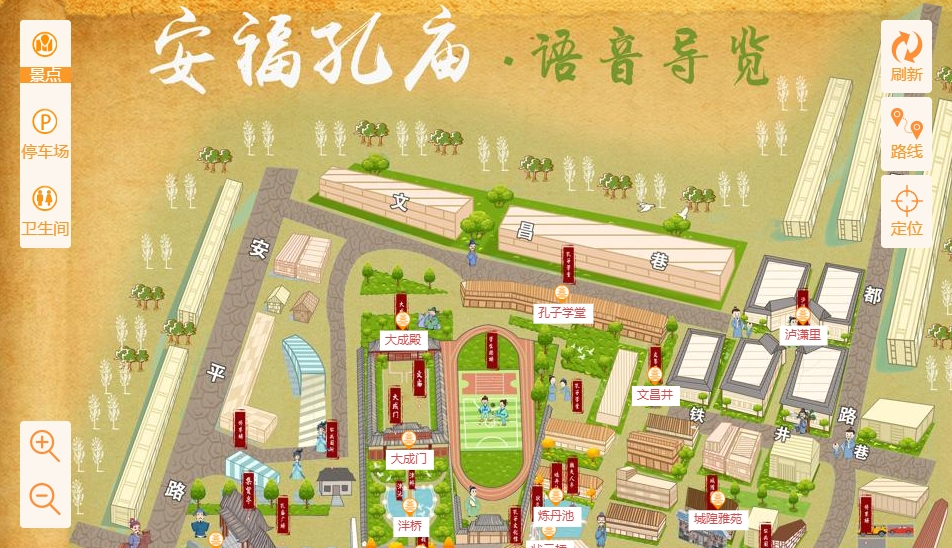 京山手绘地图：智慧景区智能化服务的延伸